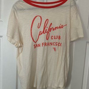 WOMENS XL CALIFORNIA T SHIRT TOP